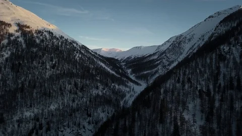 Snowy Alps Stock Footage 121164197
