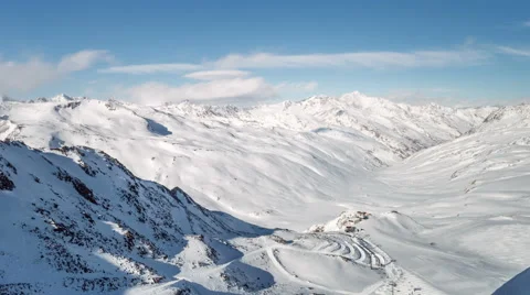 Snowy Alps Time Lapse Stock Footage 60786248
