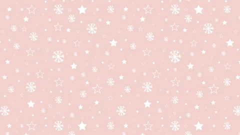 Snowy and decorative pastel pattern Stock Footage 246832298
