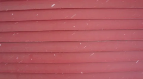 Snowy Barn Siding Video stock 49592481