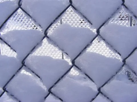 Snowy chain Stock Photos