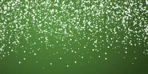 Snowy christmas background. Subtle flying snow 스톡 일러스트