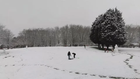 Snowy Day 1 Stock Footage 147526144