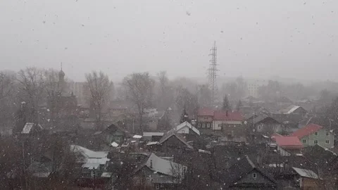Snowy day Stock Footage 155475305