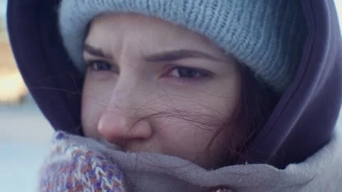 Snowy day Video stock 242922499