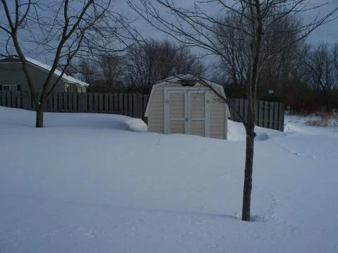 A Snowy Day 库存照片