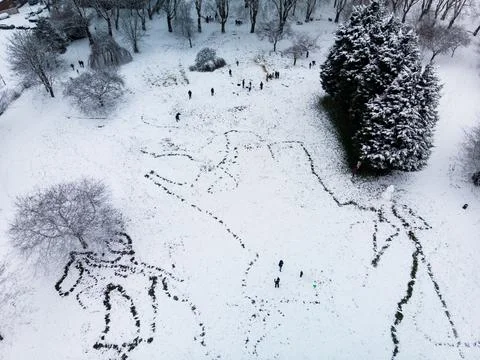 Snowy Day Stock Photos