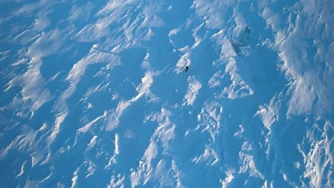 Snowy desert Stockbeeldmateriaal 167890614