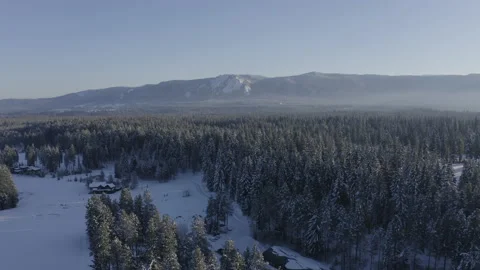 Snowy Drone 스톡 동영상 237533098