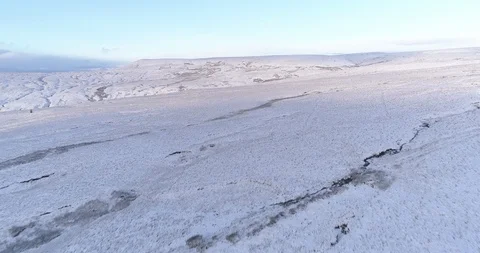 Snowy field Stock Footage 90625002