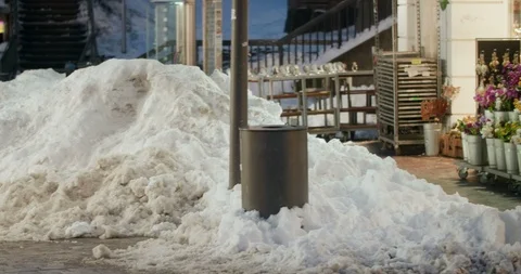 Snowy Flensburg 動画素材 86884156