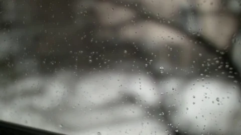 Snowy House Backyard Stock Footage 72717800