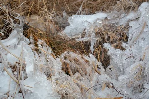 Snowy ice Stock Photos