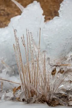 Snowy ice Stock Photos