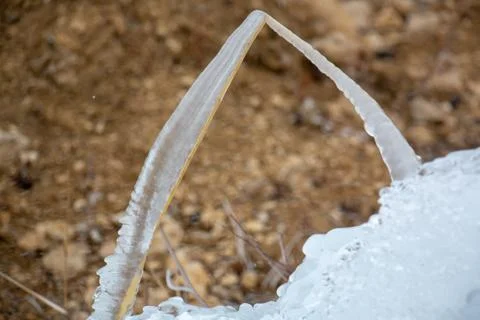 Snowy ice Stock Photos