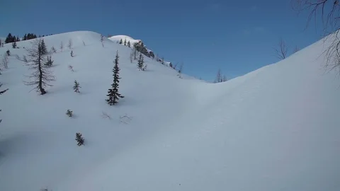 A snowy landscape Stock Footage 102549726