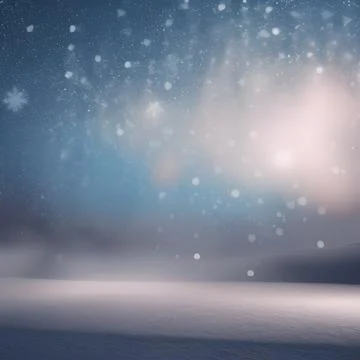 Snowy Landscape Stock Illustration