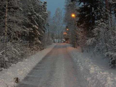 Snowy landscape 写真素材