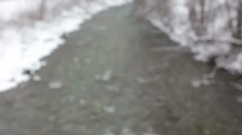 Snowy Landscape Schneelandschaft Stock Footage 1085243