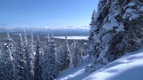 Snowy Montana Stock Footage 34174485