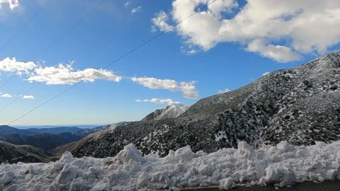 Snowy Mountain 4 Video stock 151602550