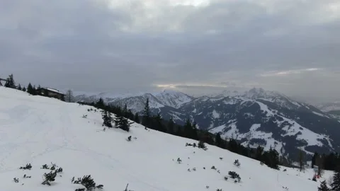 Snowy Mountain Alps Stock Footage 146084907