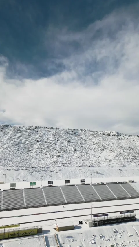 Snowy mountain fly over vertical 動画素材 236893900