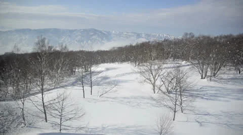 Snowy mountain Vídeo Stock 23653813