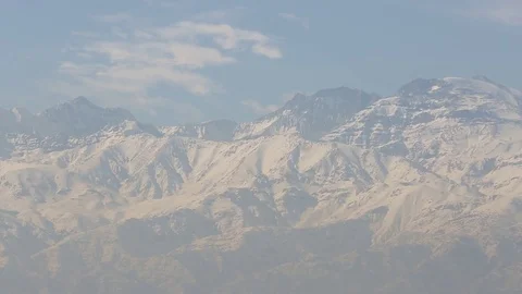 Snowy mountain Stock Footage 77048361