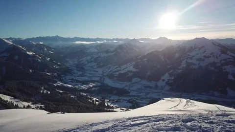 Snowy Mountain Stock Footage 83983179