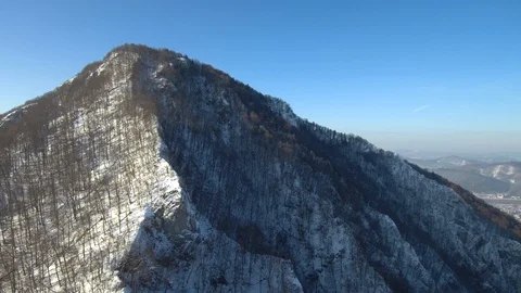 A snowy mountain Stock Footage