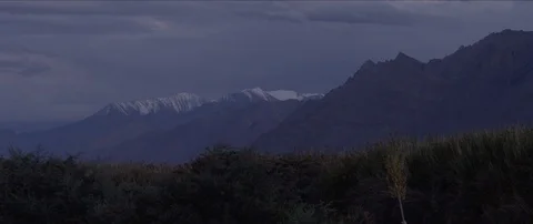 Snowy mountain Stock Footage 106813243