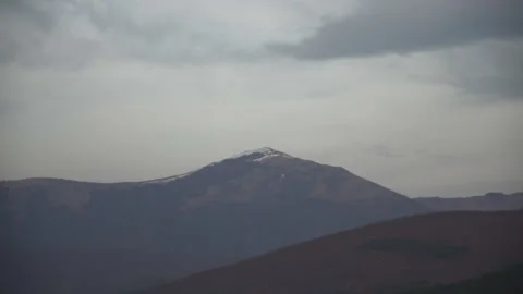 Snowy mountain Stock Footage 147550336