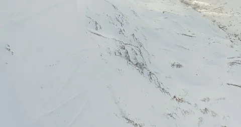Snowy Mountain Landscape Stock Footage 118952781