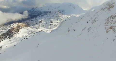 Snowy Mountain Peak Stock Footage 118954402