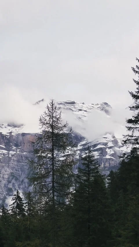 Snowy Mountain Peak. Stock Footage 328462232