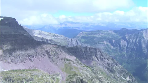 Snowy Mountain Peaks Stock Footage 37412157