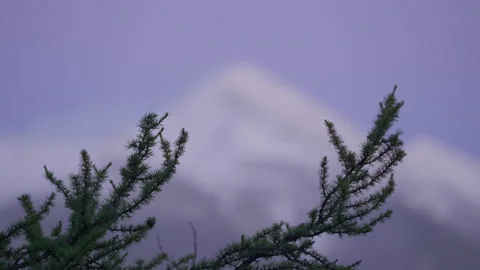 Snowy mountain peaks Stock Footage 171760643