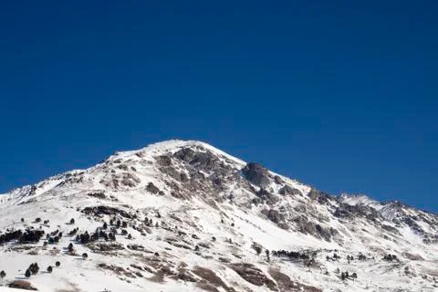Snowy Mountain Stock Photos