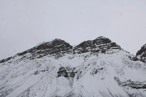 Snowy Mountain Fotos de archivo