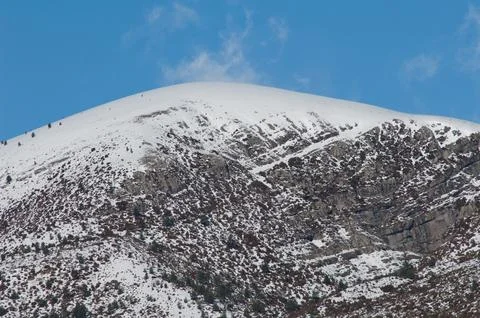 Snowy mountain. Stock Photos