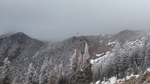 Snowy Mountain Top Stock Footage 36045323