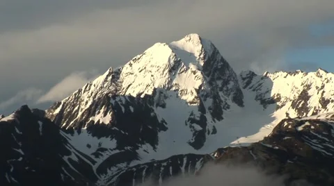 Snowy Mountain top Video stock 41649094