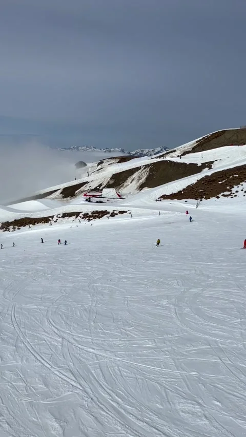 Snowy Mountain Views Stock Footage 304254220