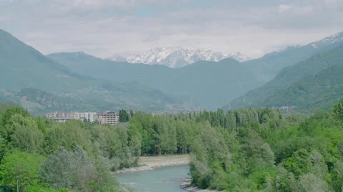 Snowy mountains 2 Stock Footage 143783687