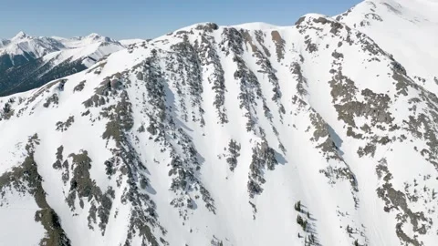 Snowy Mountains - Drone Stock Footage 277107645