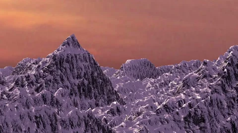 Snowy Mountains Stock Footage 45318306