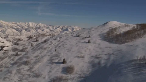 Snowy mountains Stock Footage 75214337