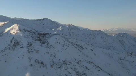 Snowy mountains Stock Footage 75214350