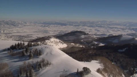 Snowy mountains Stock Footage 75214351